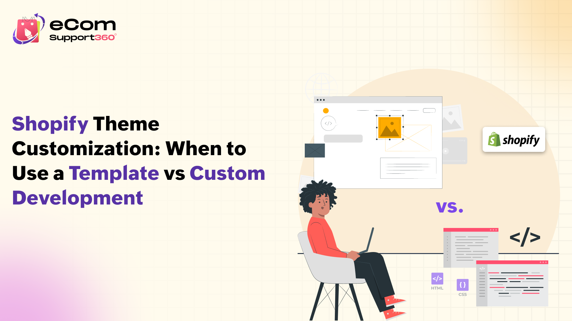 Shopify Theme Customization: When to Use a Template vs Custom Development