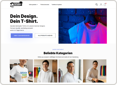 CUSTOM T-SHIRT CONFIGURATOR: ADVANCED PRODUCT CUSTOMIZATION FOR ECOMMERCE